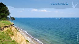 Steilküste an der Ostsee